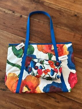 ☀️ New! CLINIQUE Jonathan Cohen Limited Edition Tote/Pouch with Cosmetics